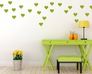 Heart Pattern Wall Decal Baby Nursery Modern Vinyl Sticker